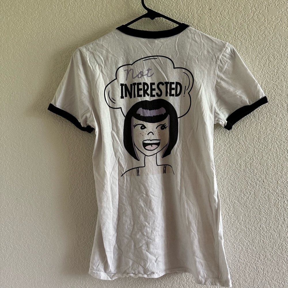 Skate- Fuck Off Ringer Tee - Picture 3 of 5